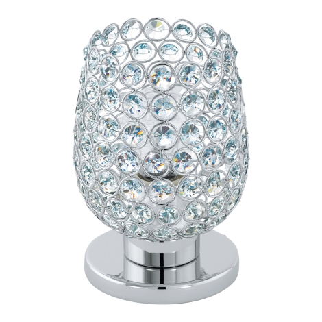Eglo 94899 - Kristall Tischlampe 1 BONARES 1xE27/60W/230V