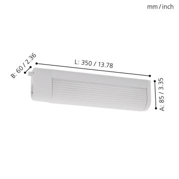 Eglo - Wandleuchte 2xE14/40W/230V