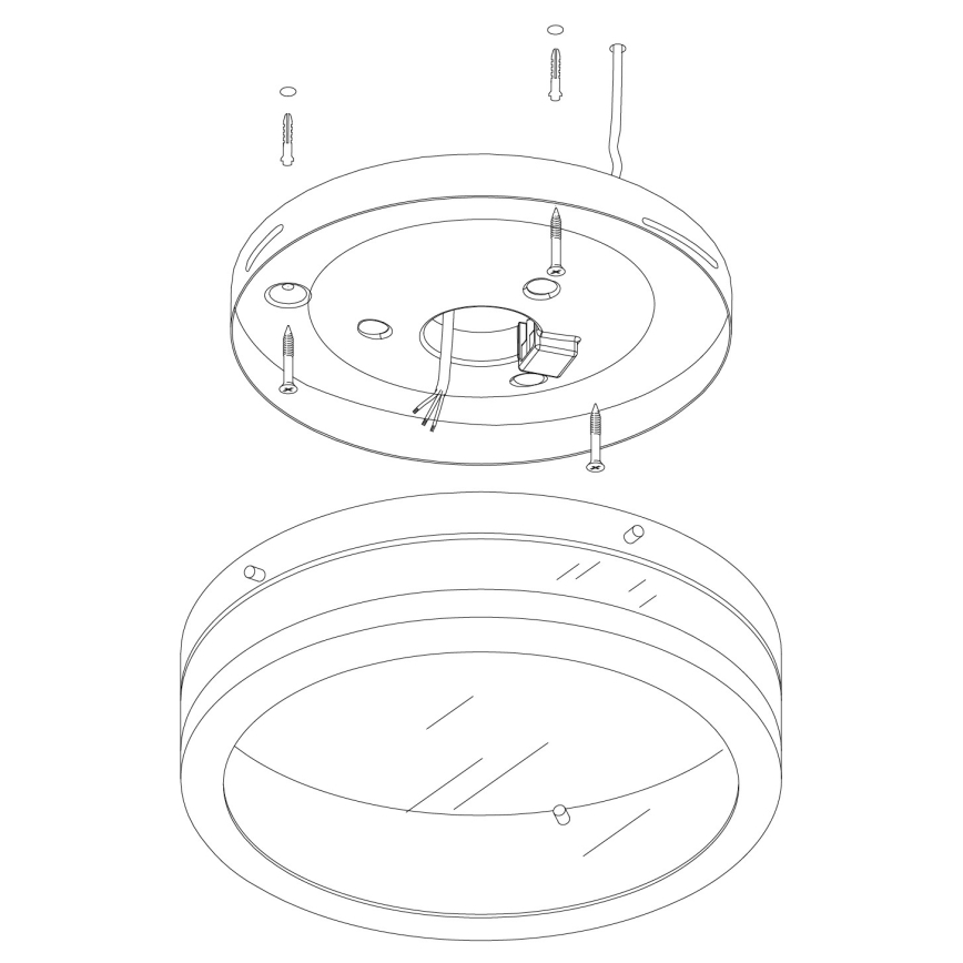 Eglo - LED Badezimmerleuchte LED 1xLED/11W/230V