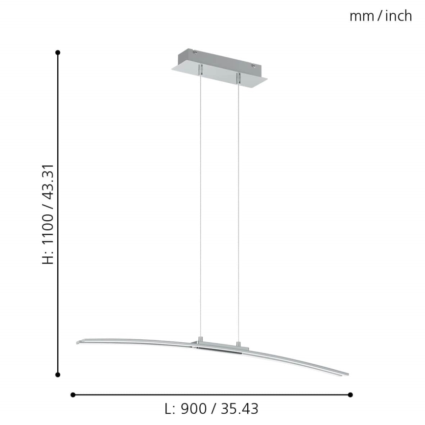 Eglo - LED Kronleuchter LED/30W/230V