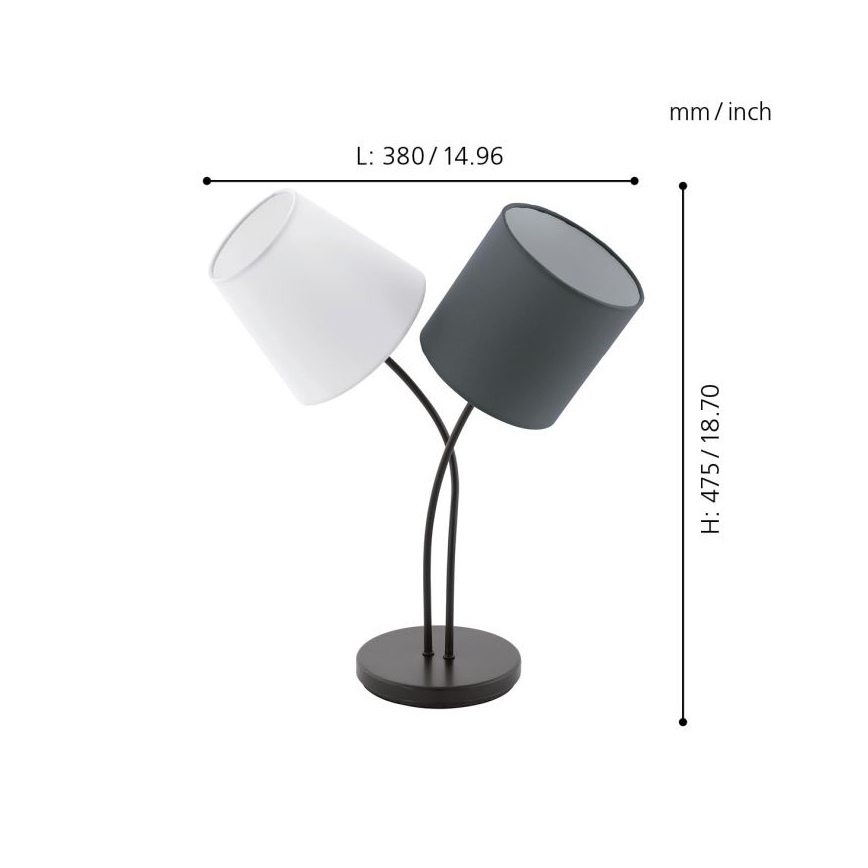 Eglo - Tischlampe 2xE14/40W/230V