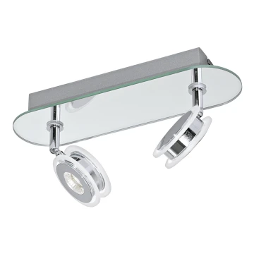 Eglo 95278 - LED  Badezimmer-Spotleuchte AGUEDA 2xLED/3,3W/230V