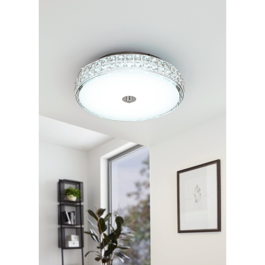 Eglo 96005 - LED Kristall-Deckenleuchte CARDILLIO 1xLED/23.5W/230V