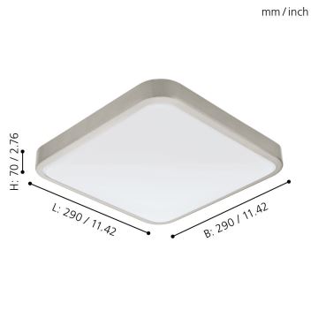 Eglo - LED Badezimmerleuchte LED/16W/230V