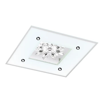 Eglo 96536 - Dimmbare LED-Kristalldeckenleuchte BENALUA 1 1xLED/18W/230V