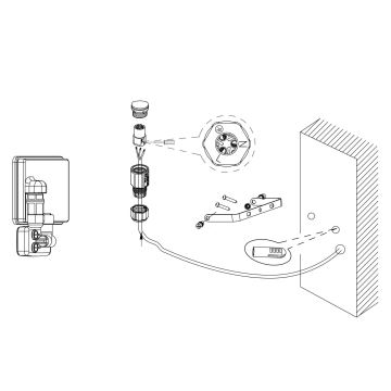 Eglo - LED Scheinwerfer mit Sensor LED/20W/230V