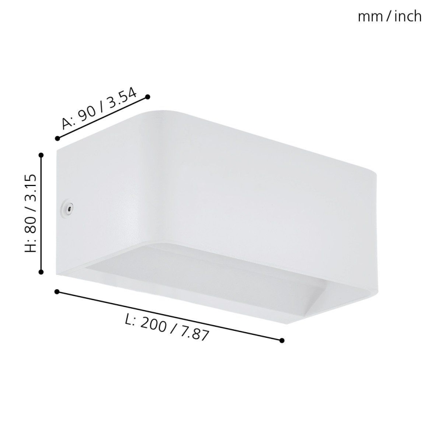 Eglo - LED Wandbeleuchtung LED/10W/230V