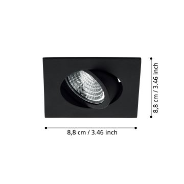 Eglo - LED Dimmbare Einbauleuchte LED/6W/230V