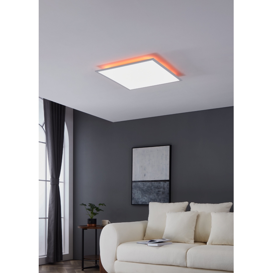 Eglo - Dimmbare RGBW-Deckenleuchte LED/32,5W/230V 2700-6500K 60x60 cm + Fernbedienung
