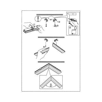 Eglo - Eck-Profil für LED Streifen 17x20x110 mm