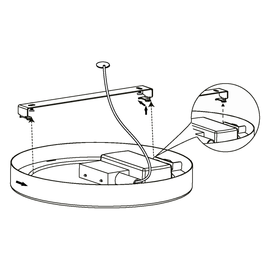 Eglo - LED Deckenleuchte LED/16,5W/230V