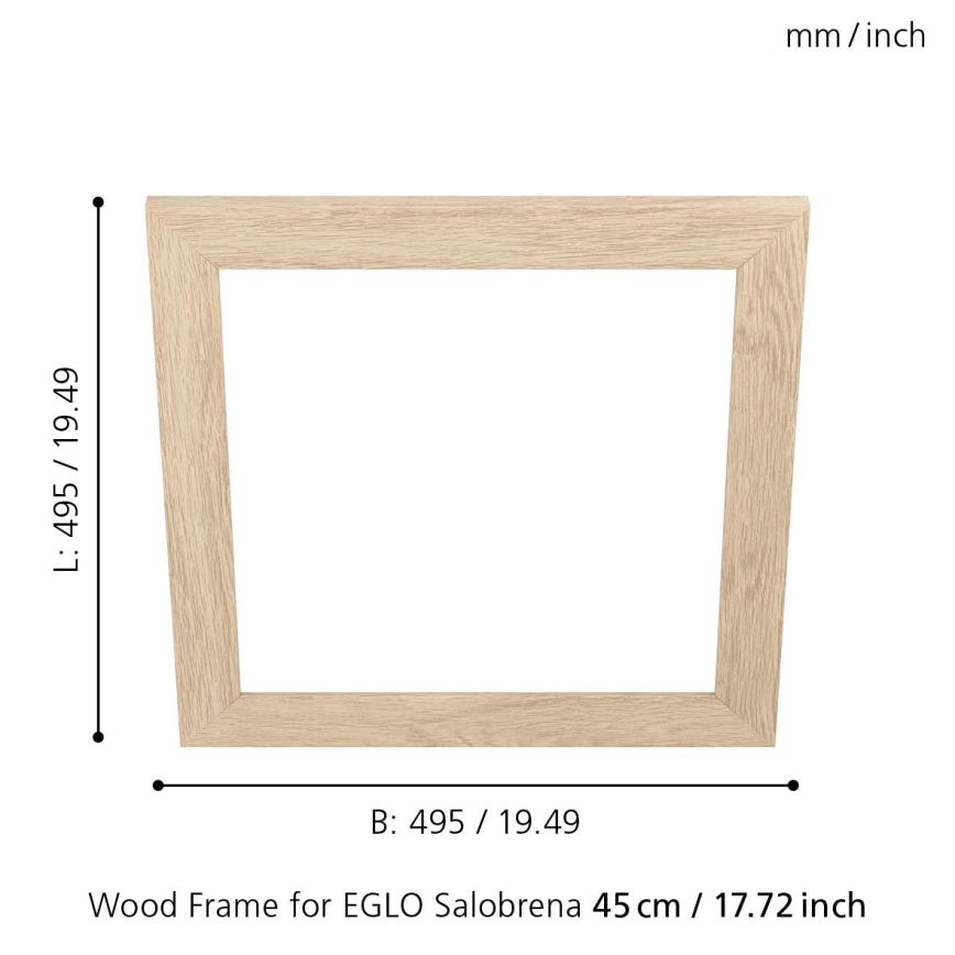 Eglo - Rahmen der Leuchte 495x495 mm