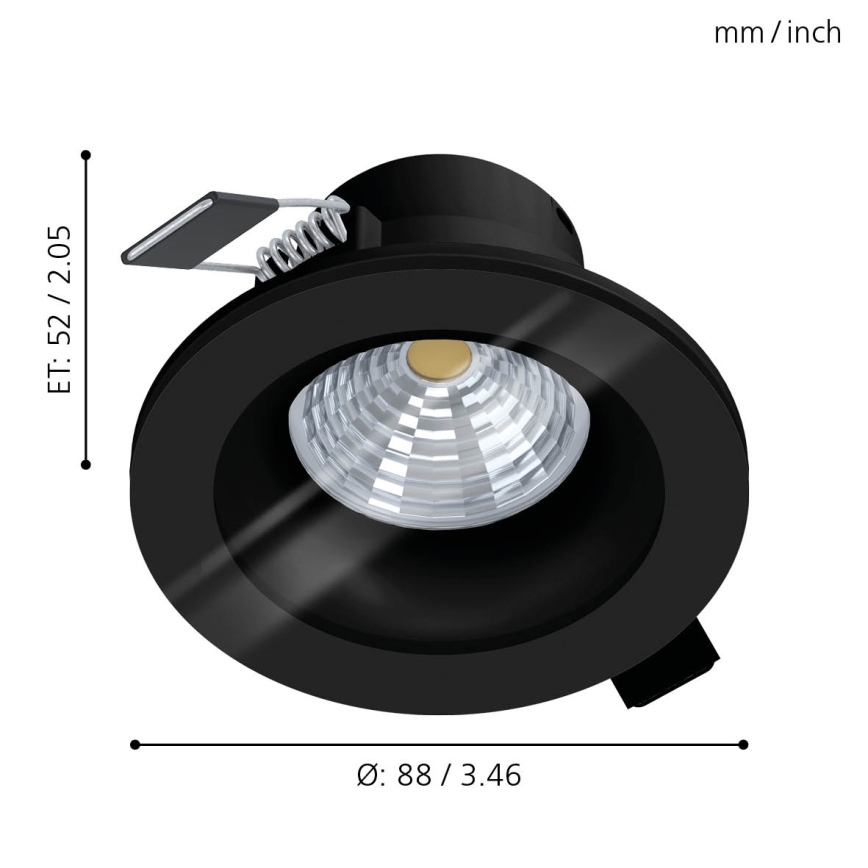 Eglo - LED dimmbare Badezimmerleuchte LED/6W/230V 2700K IP44