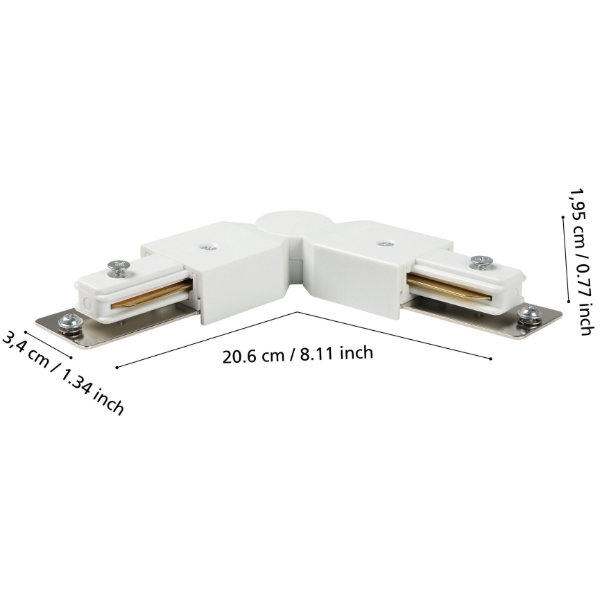 Eglo - Eckverbinder für Schienensystem weiß