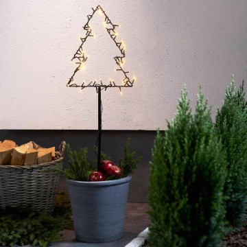 Eglo - LED-Weihnachtsdekoration für den Außenbereich LED/4xAA IP44 Baum