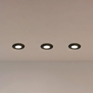 Eglo - SET 3x LED-Badezimmer-Einbauleuchte PINEDA LED/4,9W/230V IP44