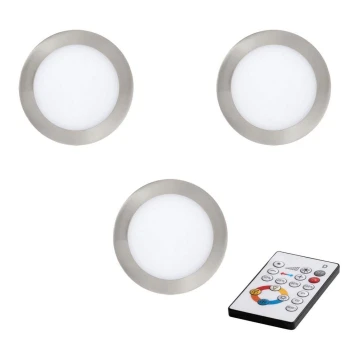 Eglo - SET 3x LED dimmbare Einbauleuchte TINUS LED/11W/230V + FB