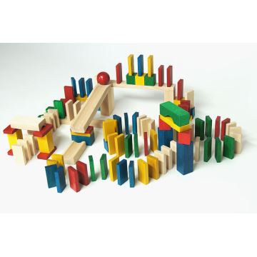 EkoToys - Dominos bunt 430 Stk.