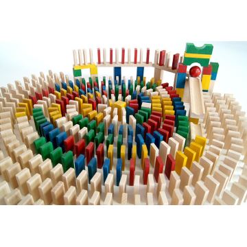 EkoToys - Dominos bunt 430 Stk.