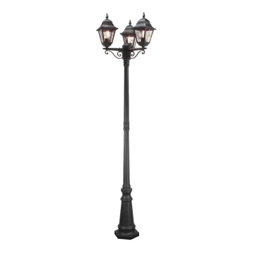 Elstead - Außenlampe NORFOLK 3xE27/100W/230V IP43 schwarz