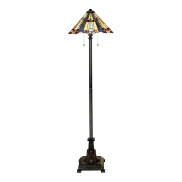 Elstead QZ-INGLENOOK-FL - Stehlampe INGLENOOK 2xE27/60W/230V