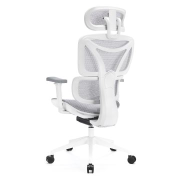 Ergonomischer Bürostuhl LEVANO grau/weiß/schwarz