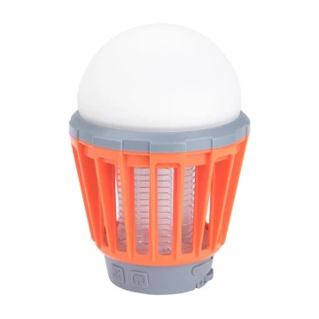 Extol - LED Tragbare Lampe mit Insektenfalle LED/3W/2000 mAh/3,7V IPX6