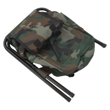 Faltbarer Campingstuhl mit Rucksack in Camouflage