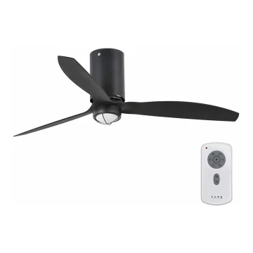 FARO 32043WP-10 - LED-Deckenventilator MINI TUBE FAN LED/16W/230V Wi-Fi schwarz + Fernbedienung