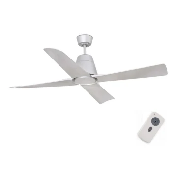 FARO 33489 - Deckenventilator TYPHOON IP44 grau d 130 cm + Fernbedienung