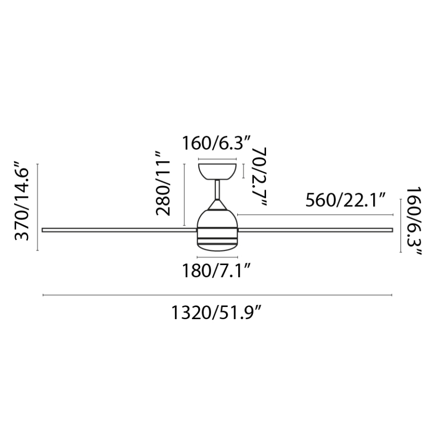 FARO 33524WP – LED-Deckenventilator POROS LED/19W/230V Holz/weiß Wi-Fi