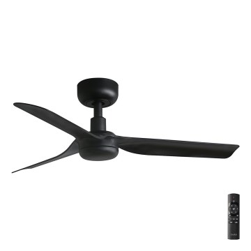 FARO 33822 - Deckenventilator MINI PUNT S schwarz d 90 cm + Fernbedienung