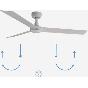 FARO 34290WP - Deckenventilator CRUISER L weiß d 132 cm SMART + Fernbedienung