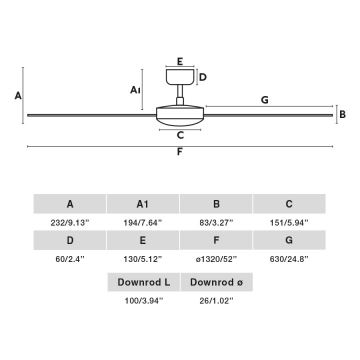 FARO 34290WP - Deckenventilator CRUISER L weiß d 132 cm SMART + Fernbedienung