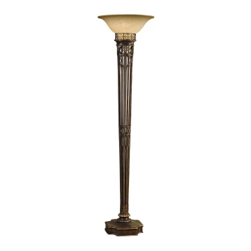 Feiss - Stehlampe OPERA 1xE27/100W/230V bronze/beige