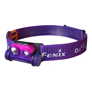 Fenix HM65RDTNEB -Wiederaufladbare LED-Stirnlampe LED/USB IP68 1500 lm 300 h violett/rosa