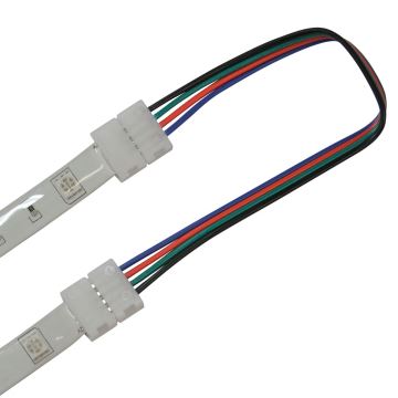 Flexibler, bifazialer Verbinder für RGB-LED-Streifen 4-polig 10 mm