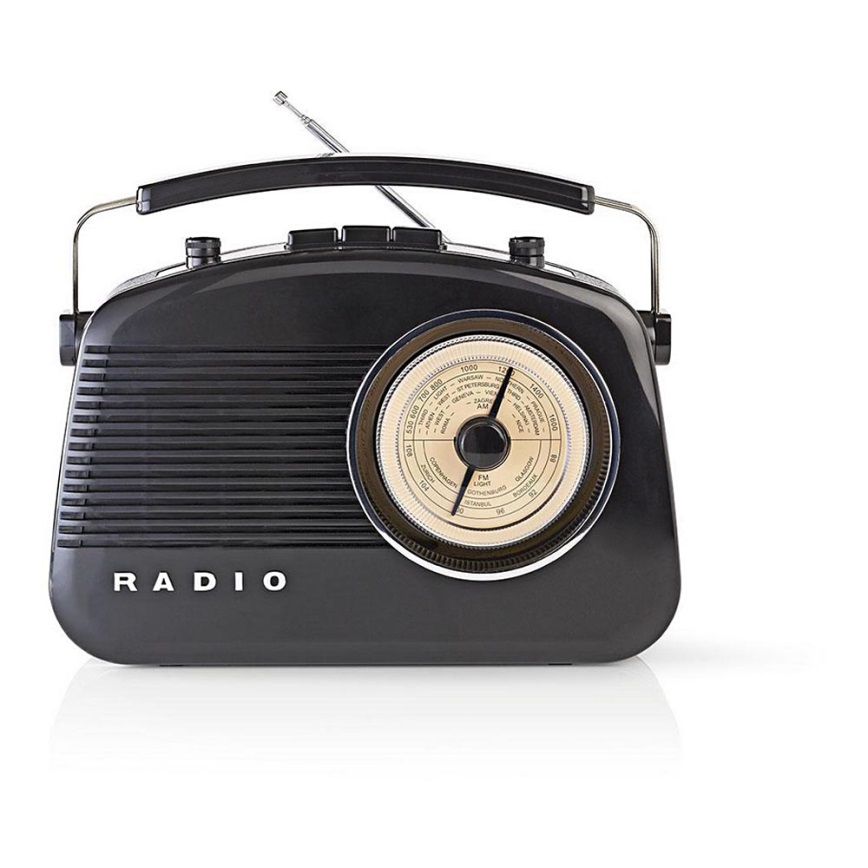 FM Radio 4,5W/230V schwarz
