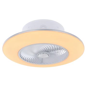 Globo - Dimmbare LED-Deckenleuchte mit Ventilator LED/40W/230V + Fernbedienung