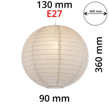 Globo - Lampenschirmo E27 Durchmesser 40 cm