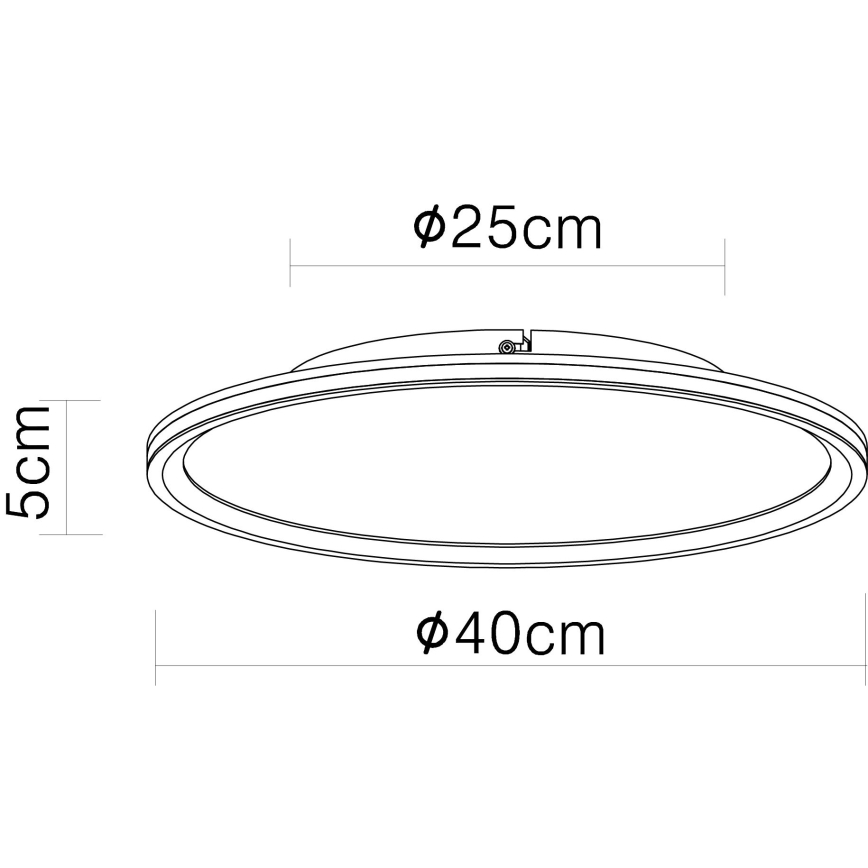 Globo - LED-Deckenleuchte LED/39W/230V d 40 cm