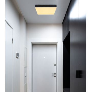 Globo - LED-Deckenleuchte LED/18W/230V 30x30 cm schwarz