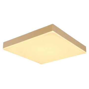 Globo - LED-Deckenleuchte LED/18W/230V 30x30 cm golden