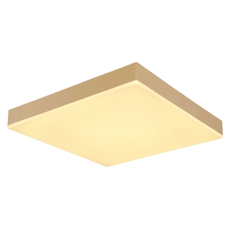 Globo - LED-Deckenleuchte LED/18W/230V 30x30 cm golden