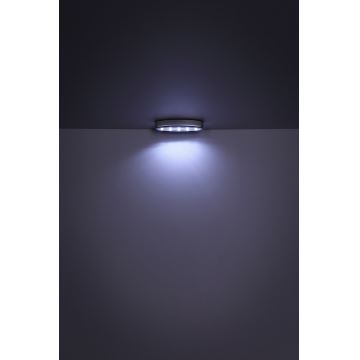 Globo - LED-Wandbeleuchtung 5xLED/0,2W/4,5V 3xAAA