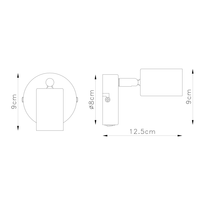 Globo - Wand-Spotleuchte 1xE27/60W/230V