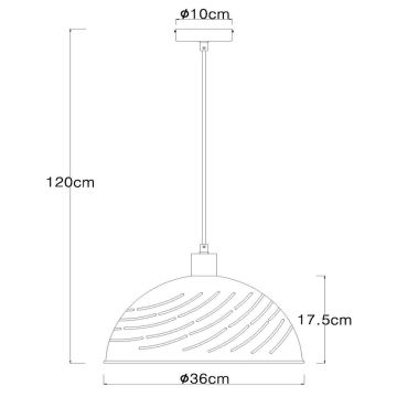 Globo - Hängeleuchte 1xE27/60W/230V