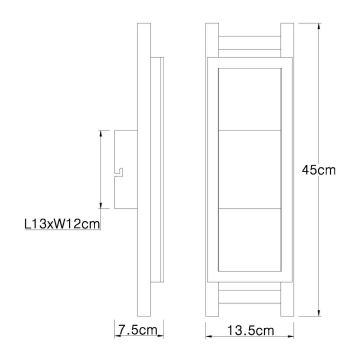 Globo - LED-Wandbeleuchtung LED/10W/230V