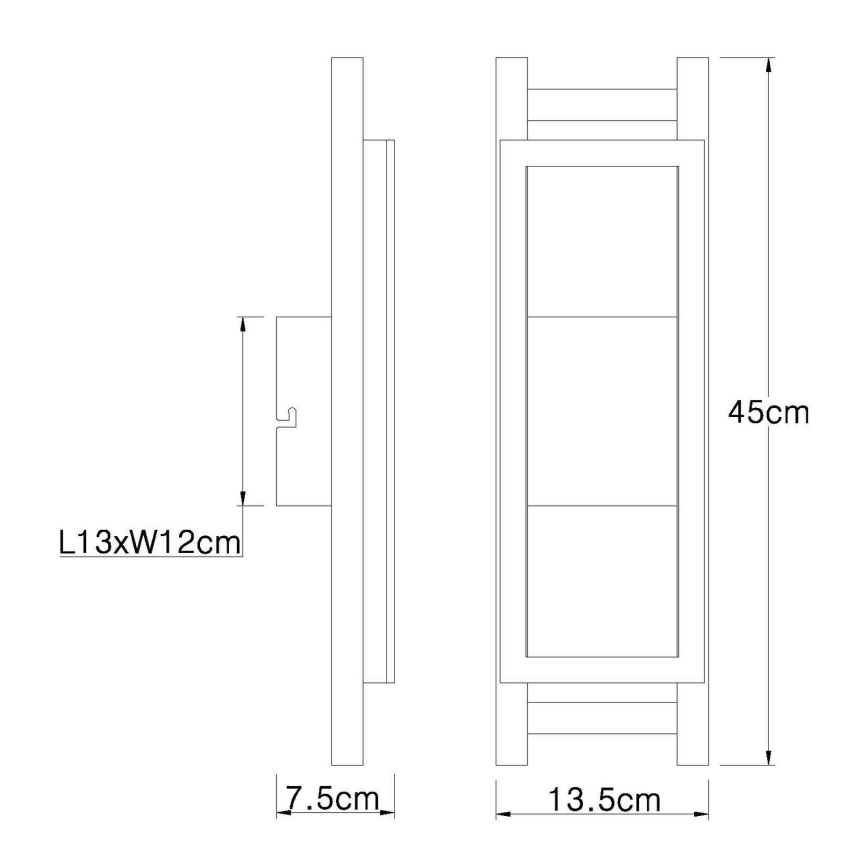 Globo - LED-Wandbeleuchtung LED/10W/230V