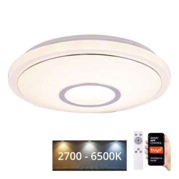 Globo - Dimmbare RGBW-Deckenleuchte LED/16W/230V 2700-6500K WiFi Tuya + Fernbedienung